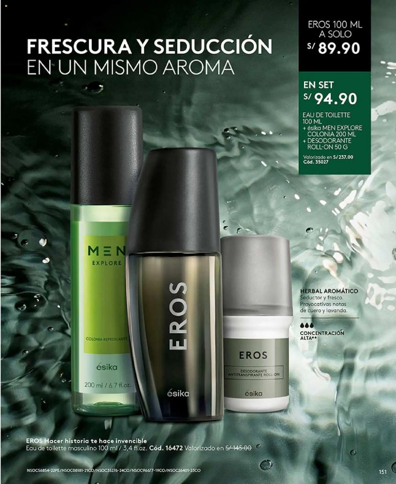 Catálogo Ésika válido desde 04.04.2026 | Página: 163 | Productos: Desodorante, Té, EAU de Toilette