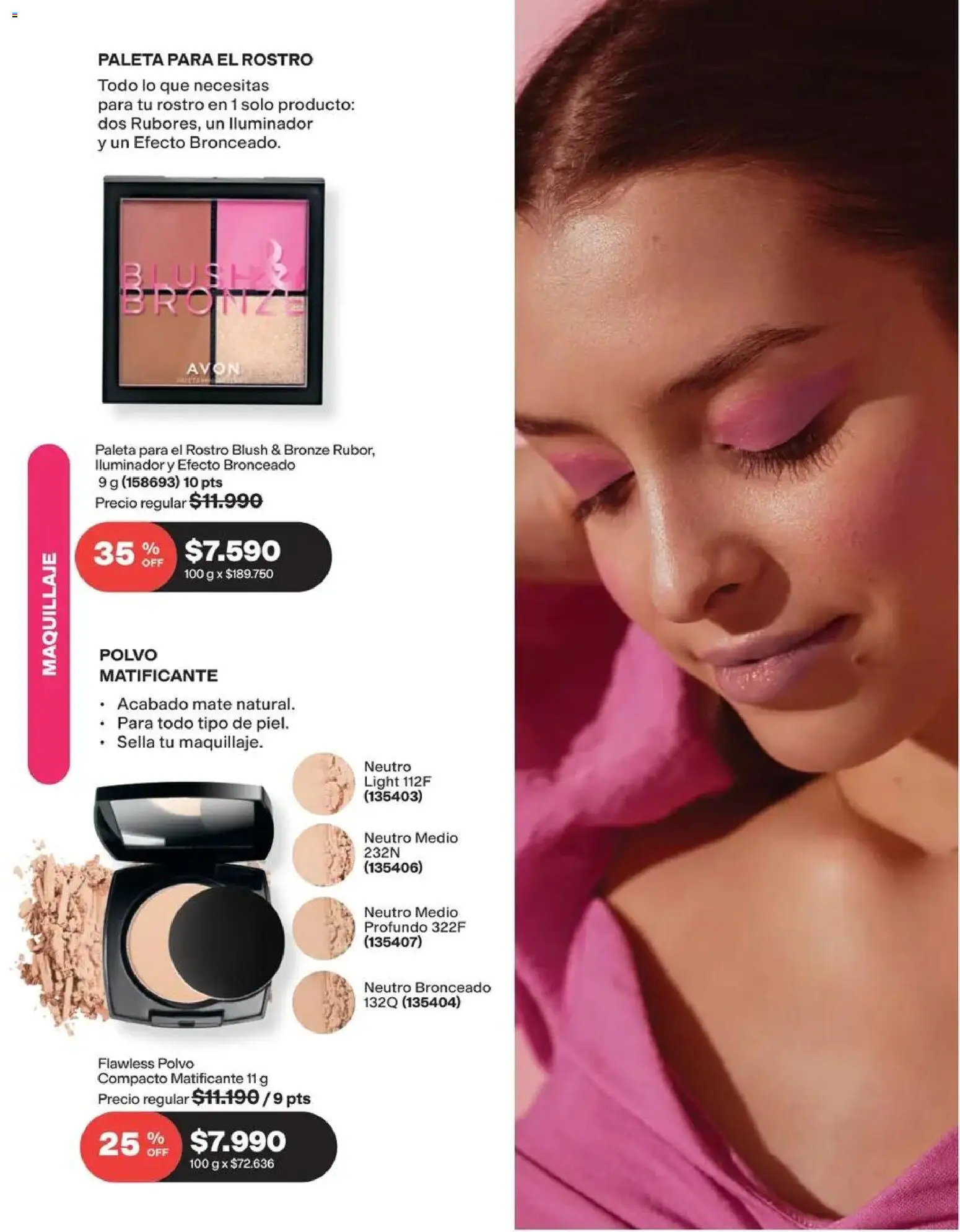Catálogo Avon Campaña 13 │ válido desde el 31.08.2026 | Página: 35 | Productos: Polvo compacto, Maquillaje, Polvo, Mate