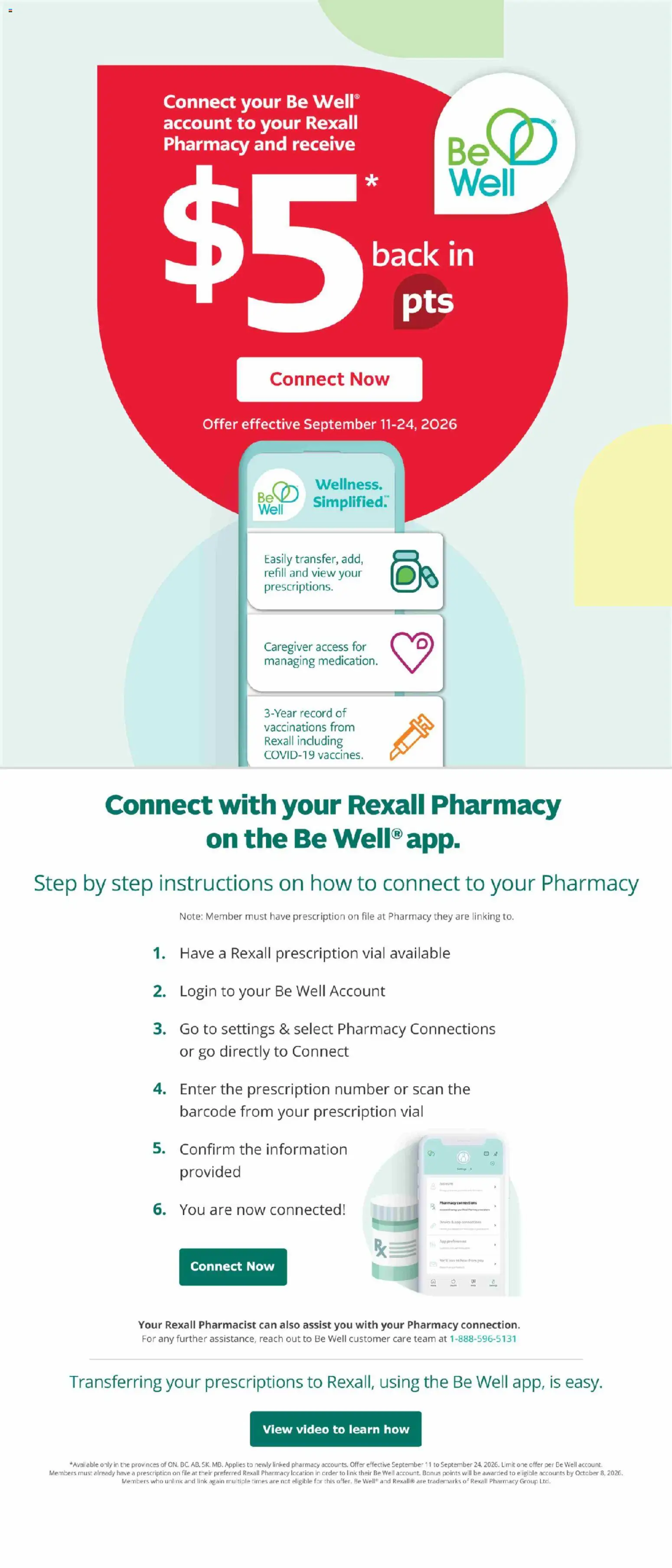 Rexall flyer valid from Sep 18, 2026 | Page: 7 | Products: Video