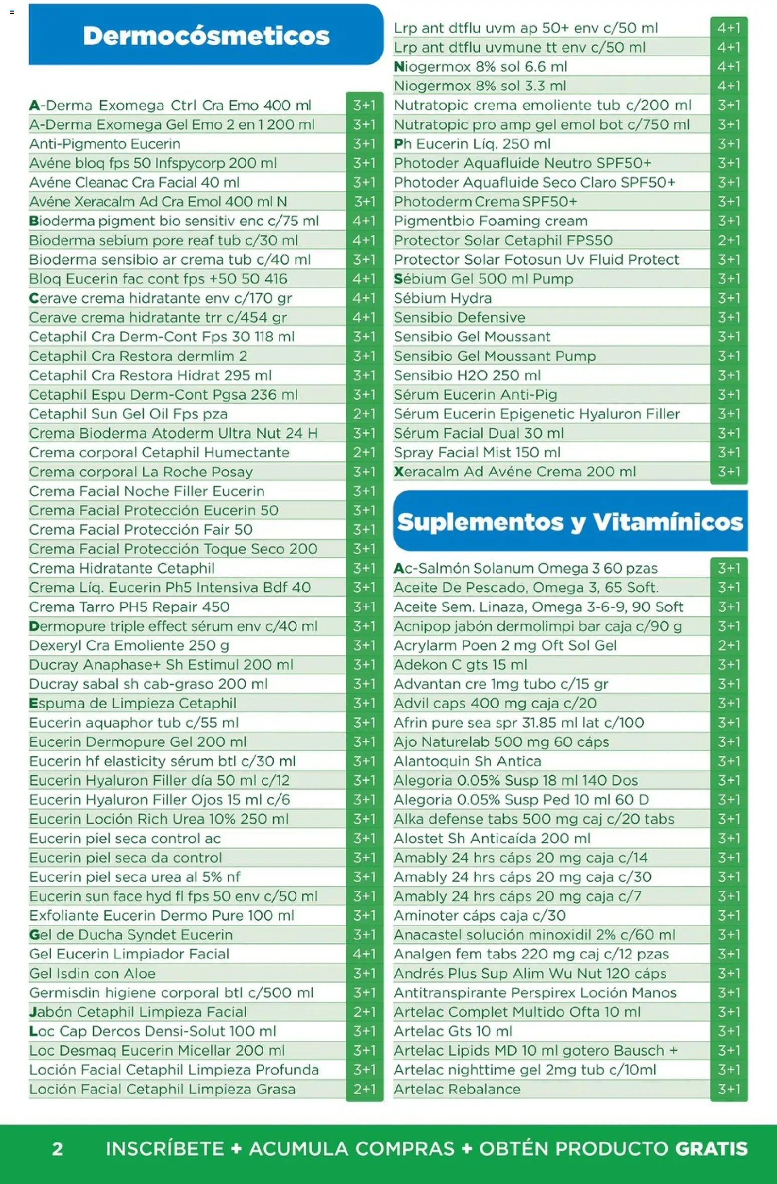Nuevas ofertas de Chedraui válidas en toda la República Mexicana desde el 27.03.2026. ¡Encuentra las mejores ofertas en Chedraui folleto Promociones Exclusivas! | Página: 2 | Productos: Serum, Aceite, Limpiador, Limpiador facial