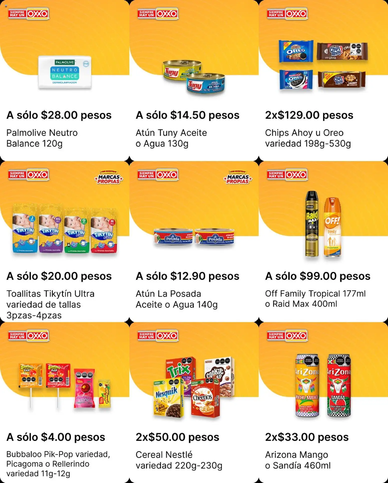 Nuevas ofertas de OXXO válidas en toda la República Mexicana desde el 03/09/2026. ¡Encuentra las mejores ofertas en OXXO folleto! | Página: 12 | Productos: Sandía, Paleta, Agua, Aceite