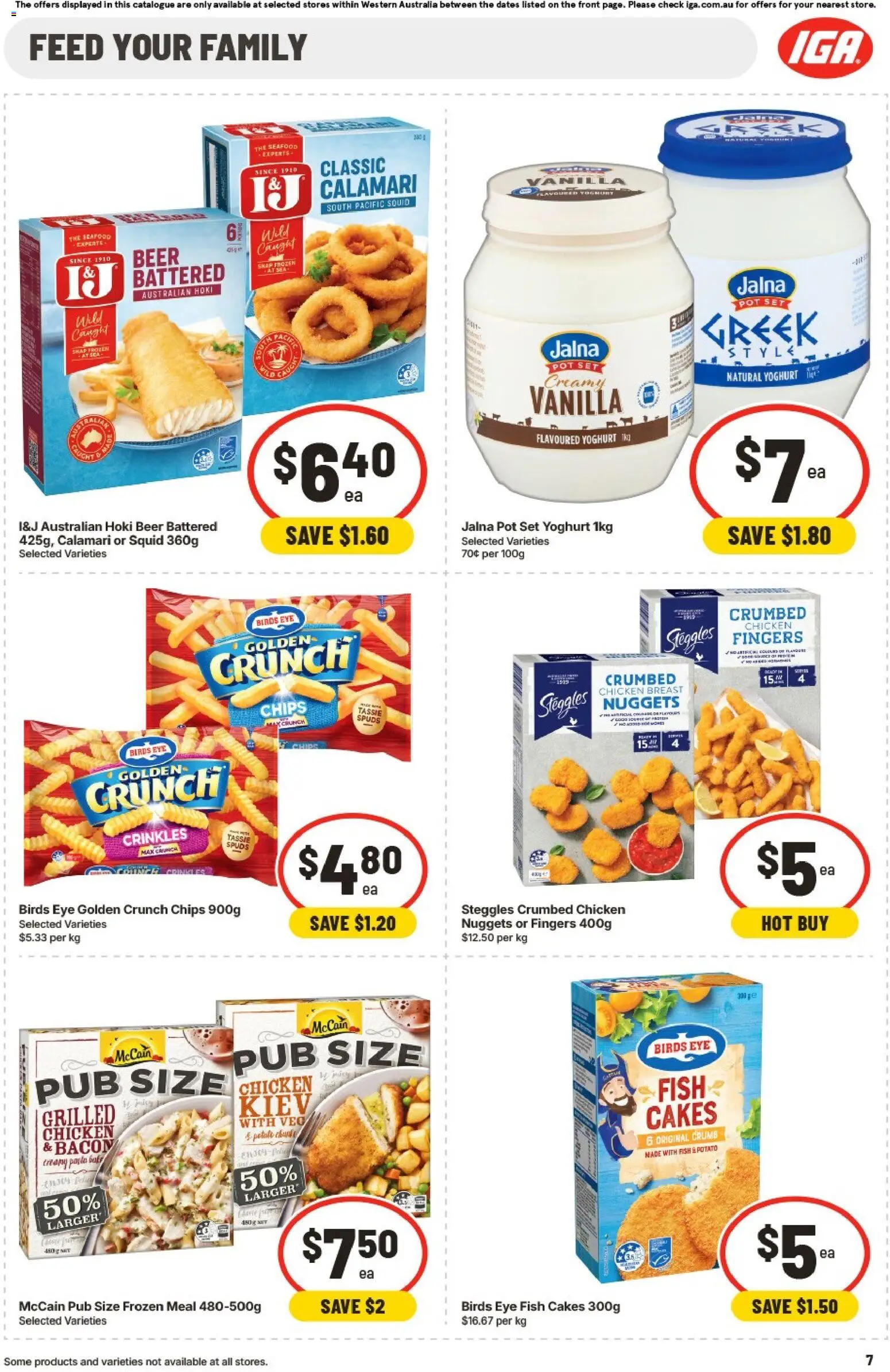 IGA catalogue - valid from 20.05.2026 | Page: 10 | Products: Bacon, Fish, Pasta, Seafood
