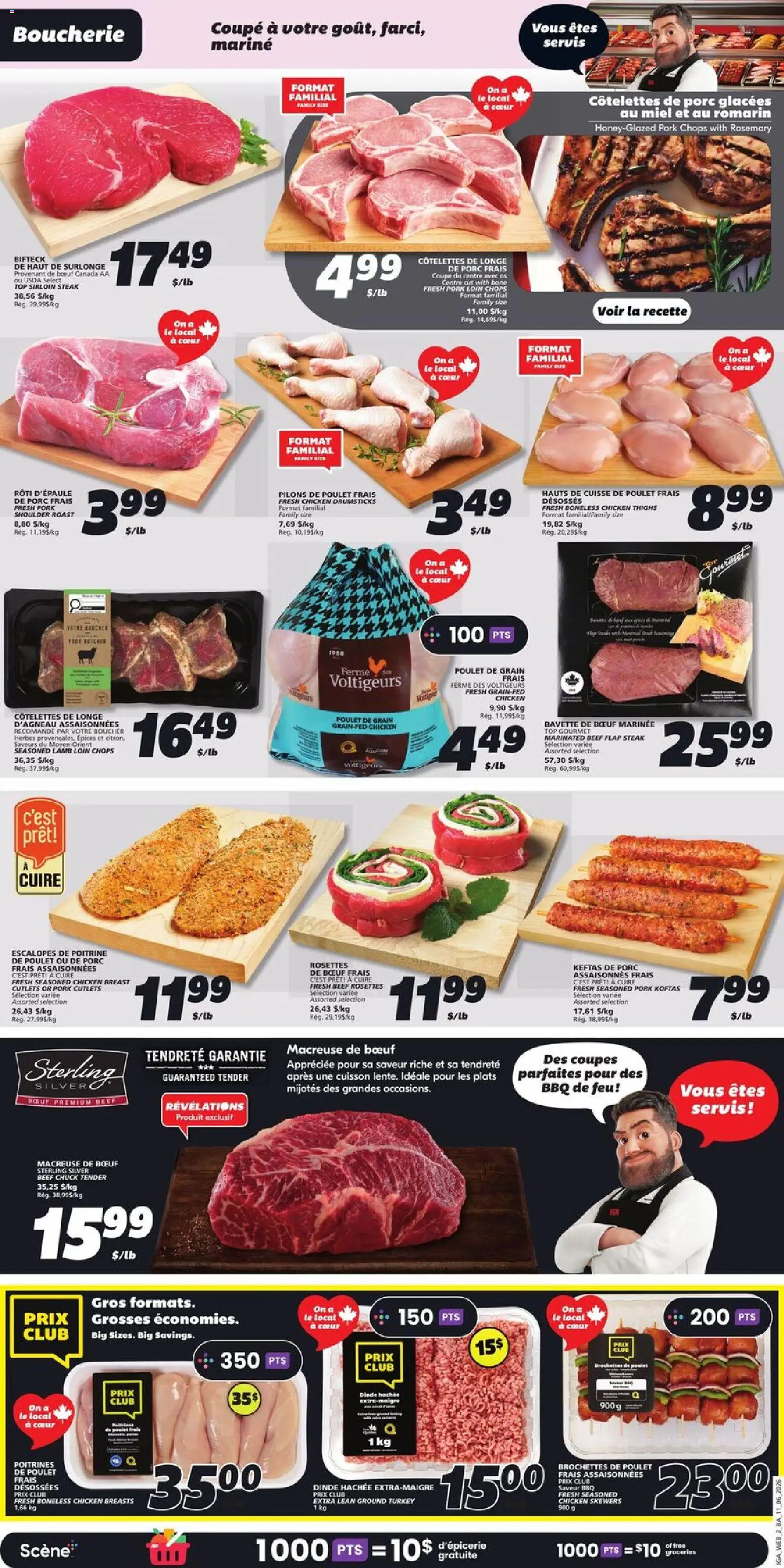 IGA flyer valid from 11.06.2026 | Page: 5 | Products: Chicken breasts, Turkey, Chicken, Pork