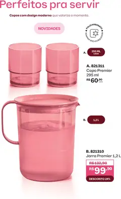 Tupperware catálogo Vitrine 05 - Pré-Visualização do folheto da loja Tupperware, válido de 01.05.2026 | Página: 31 | Produtos: Jarra, Copos