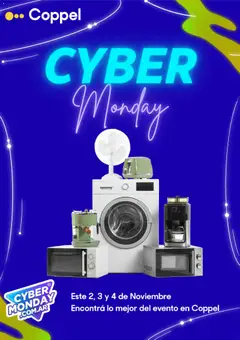 Vista previa Coppel - Cyber Monday válido desde el 28/10/2026