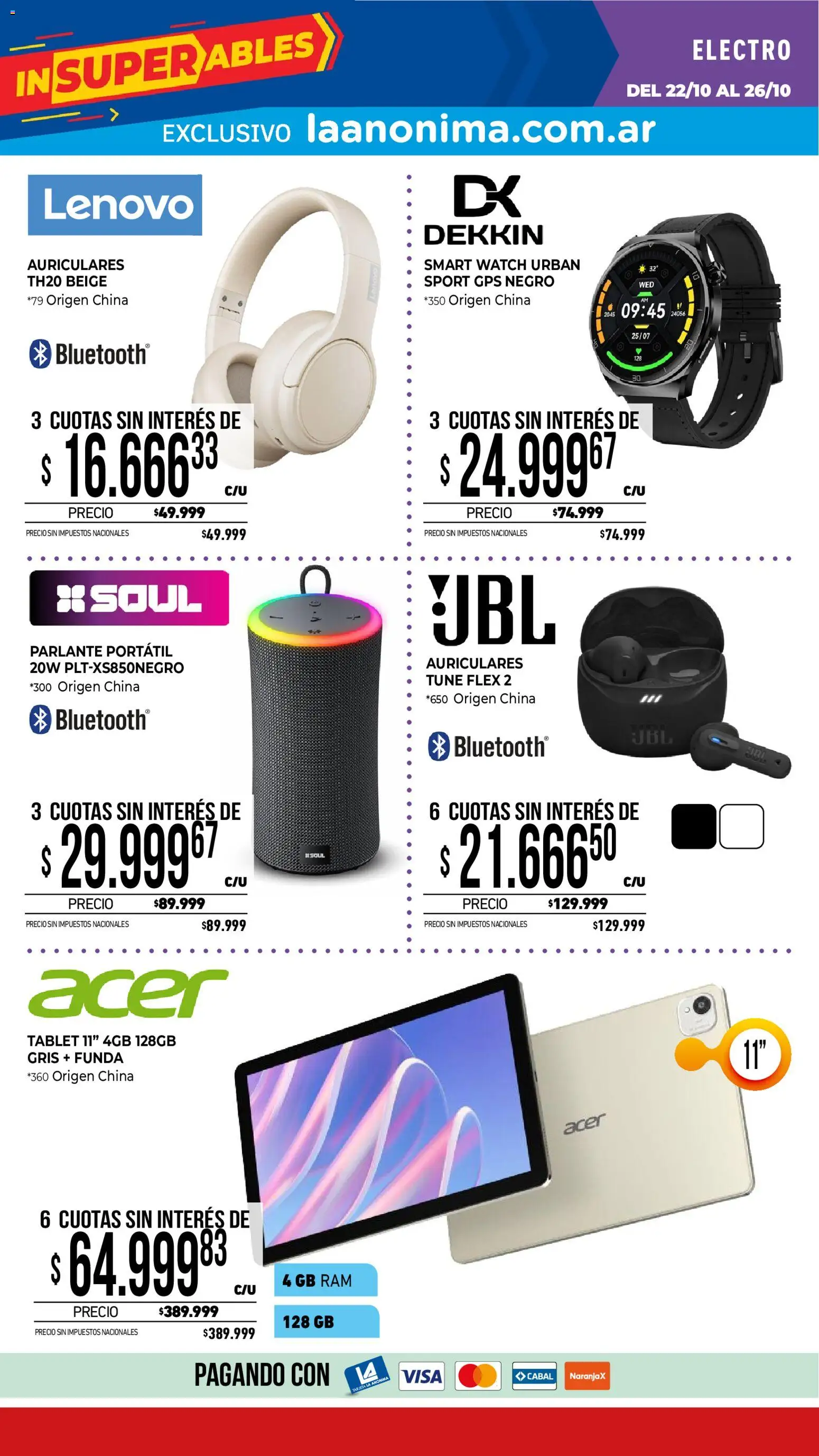 La Anonima catálogo │ válido desde el 22/10/2026 | Página: 35