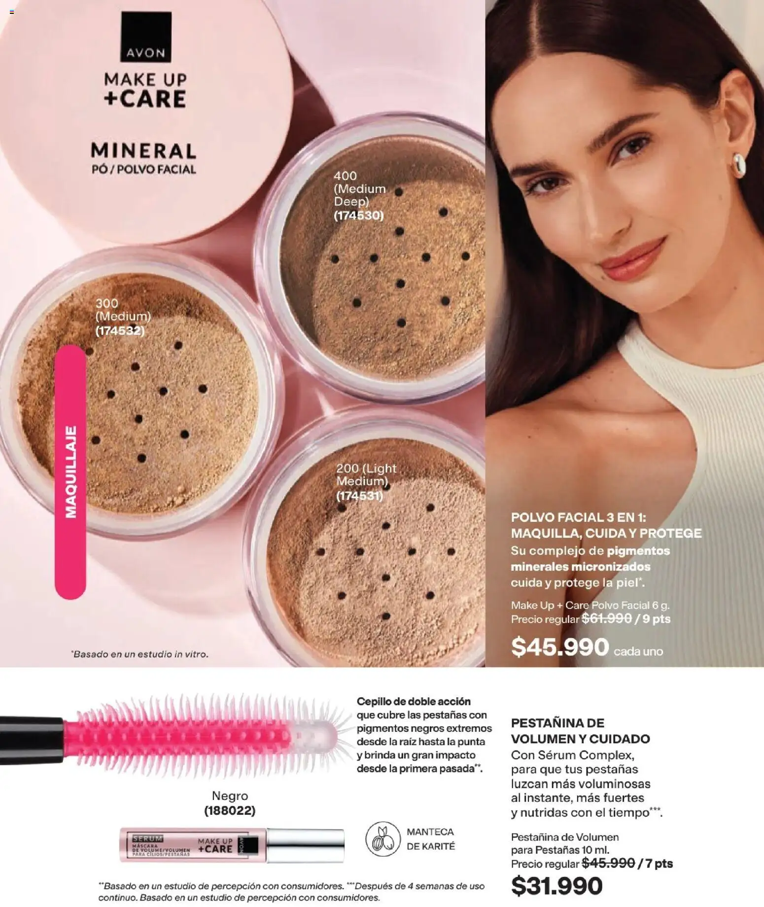 Avon revista - valida desde el 15/07/2026 | Página: 31 | Productos: Serum, Maquillaje, Máscara, Manteca