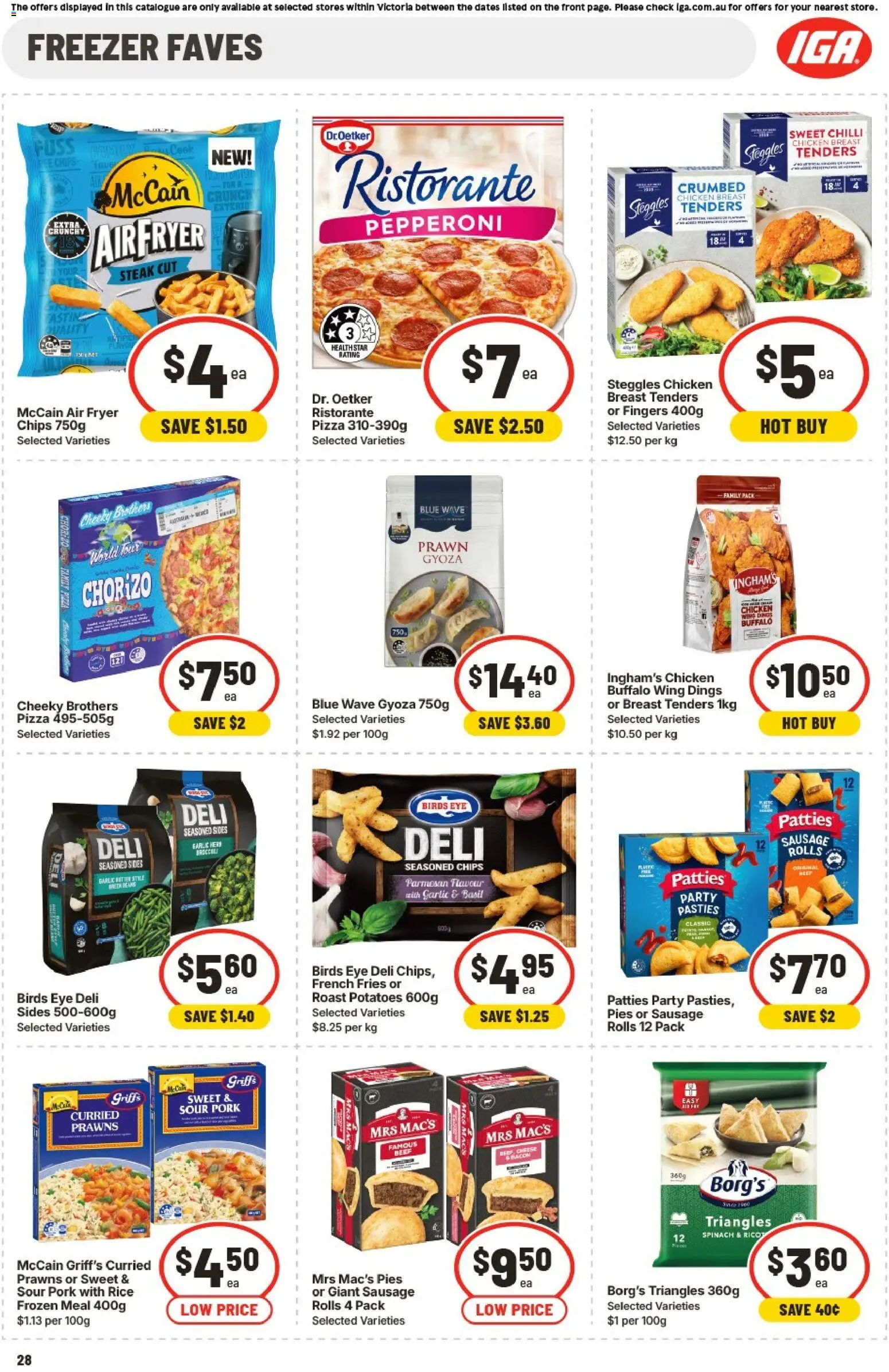 IGA catalogue - valid from 15.04.2026 | Page: 29 | Products: Bacon, Rice, Prawns, Garlic