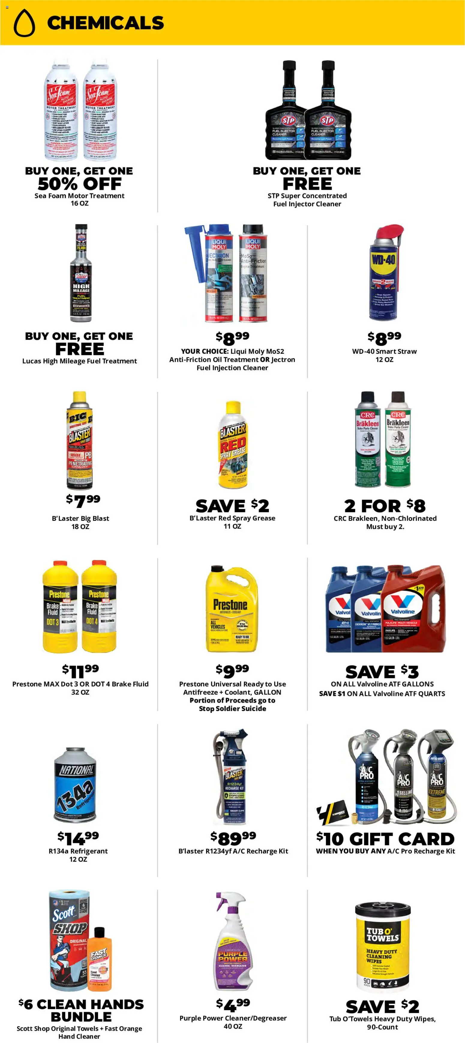 Advance Auto Parts Weekly Ad - valid from 24.05.2026 | Page: 3 | Products: Oil, Antifreeze