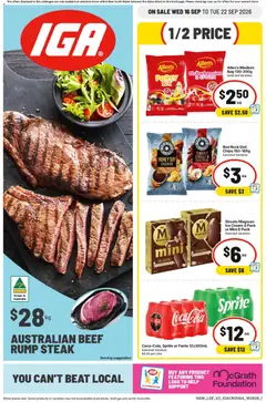 Preview of IGA catalogue Eveleigh - valid from 16/09/2026