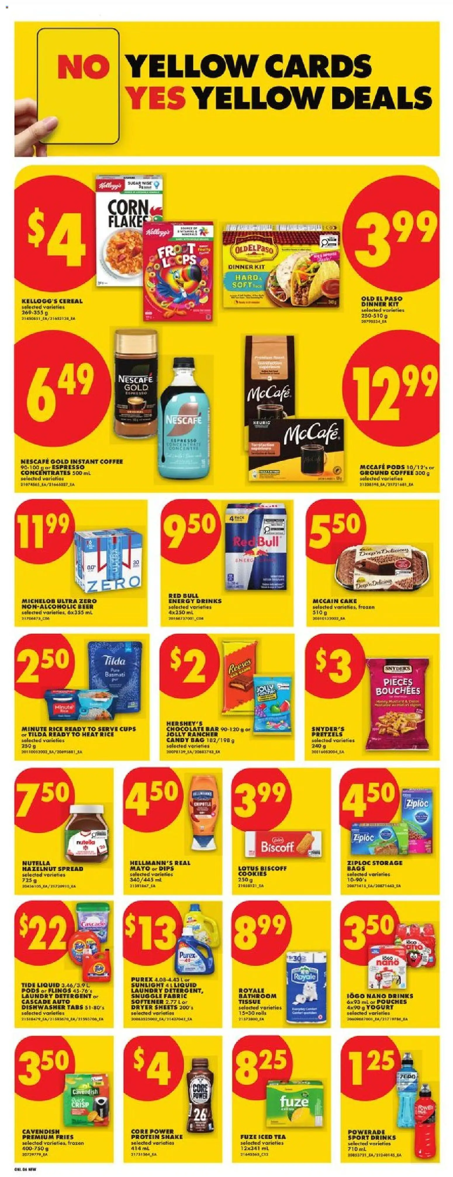 No Frills flyer valid from Jun 25, 2026 | Page: 10 | Products: Dryer, Yogurt, Chocolate, Beer
