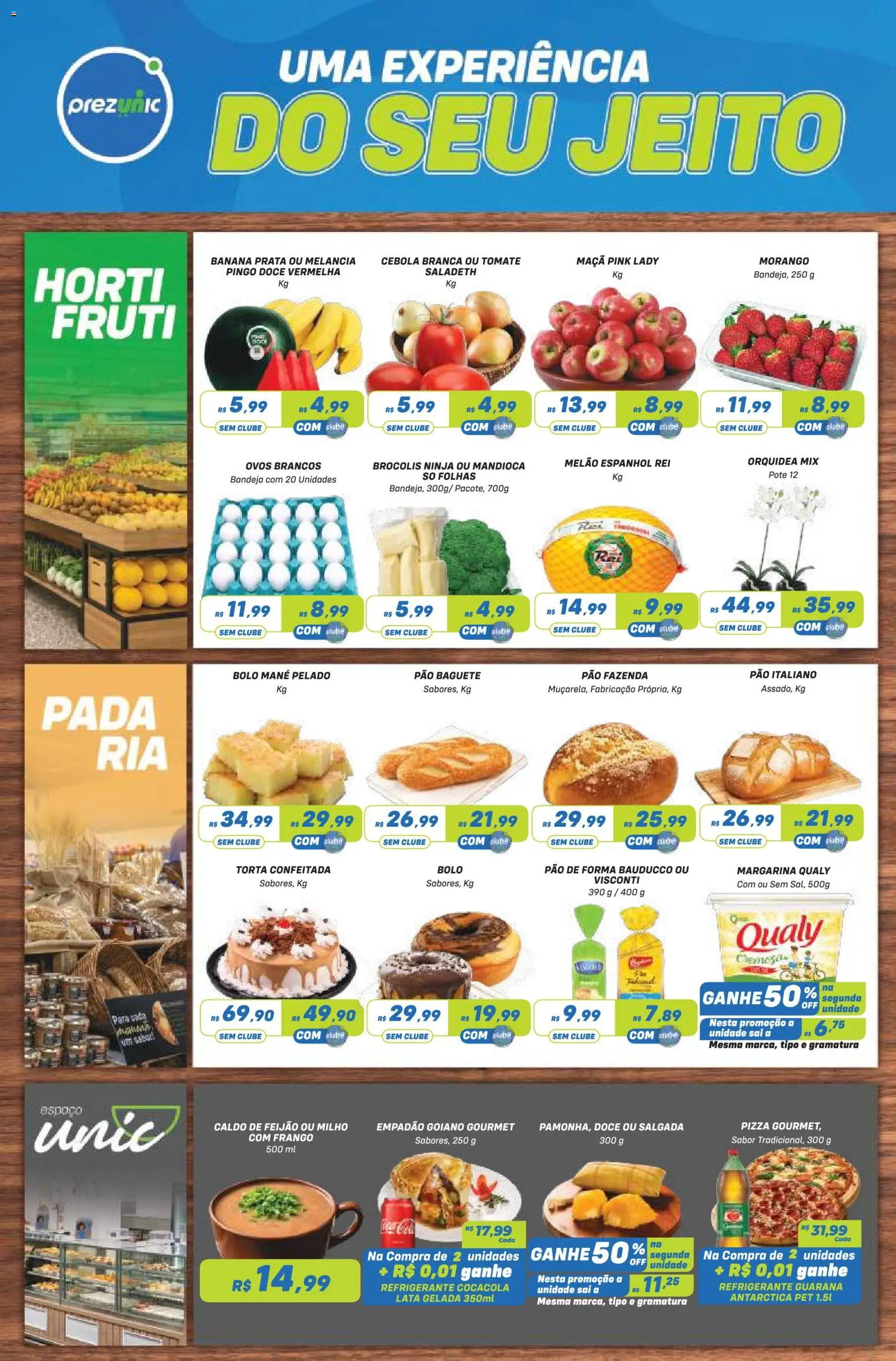 Prezunic Folheto - válido de 16/07/2026 | Página: 2 | Produtos: Melão, Bandeja, Refrigerante, Margarina