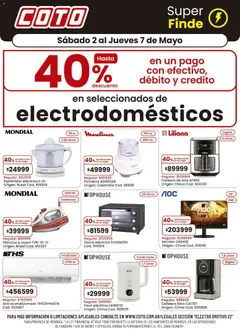 Vista previa Coto - Electro Motivo B válido desde el 02.05.2026