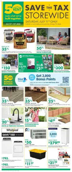 Preview of Kent weekly flyer - NS from shop Kent valid from Jul 9, 2026