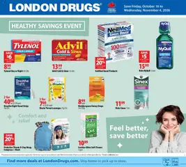 Preview of London Drugs flyer - Healthy Savings Event from shop London Drugs valid from Oct 16, 2026