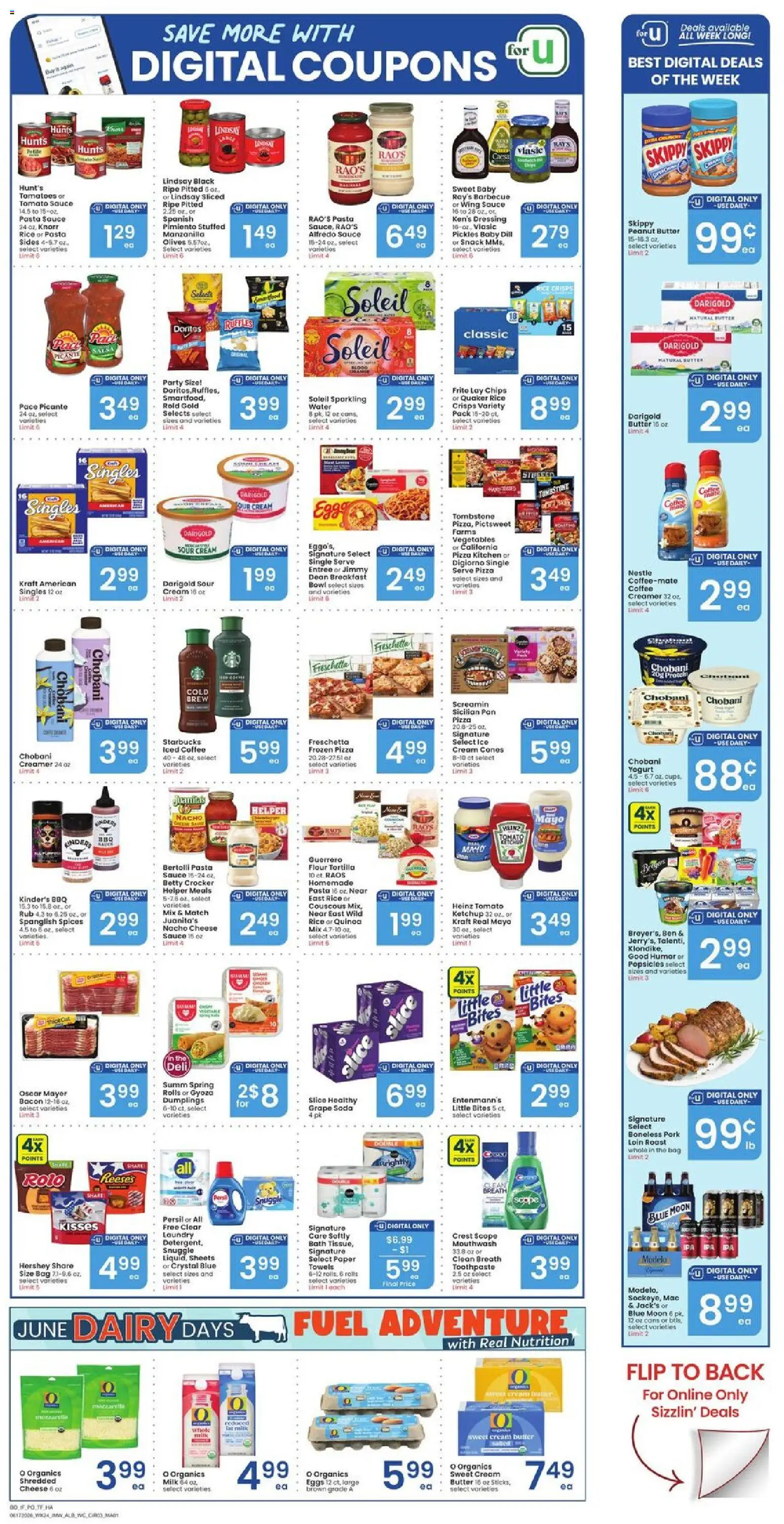 Albertsons Weekly Ad - valid from 17.06.2026 | Page: 4 | Products: Wc, Bath, Cheese, Vegetables