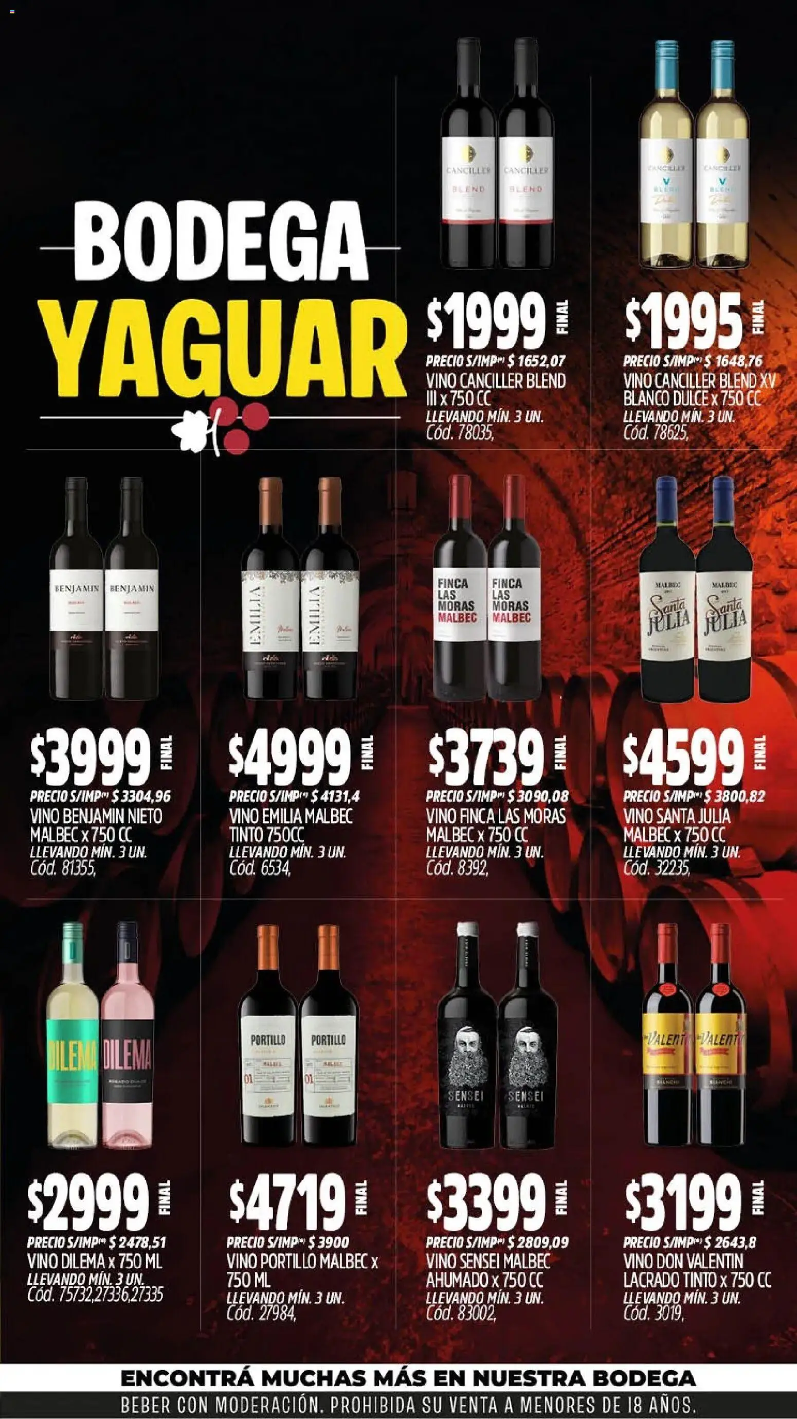 Yaguar - Oferta Semanal Neuquen │ válido desde el 10/08/2026 | Página: 6 | Productos: Dulce, Vino