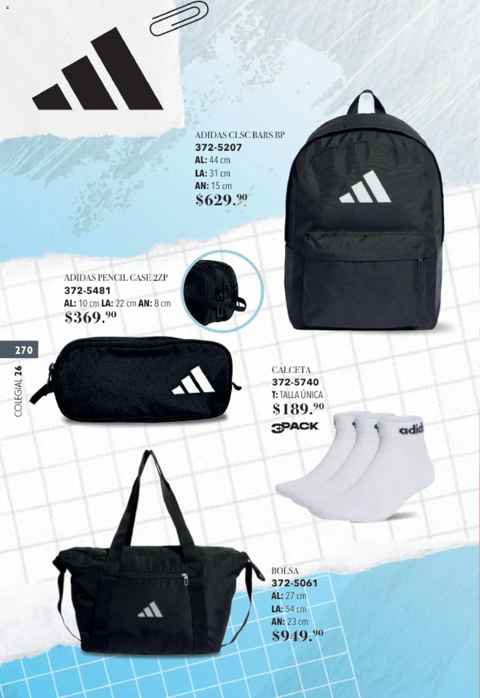 Nuevas ofertas de Andrea válidas en toda la República Mexicana desde el 23/05/2026. ¡Encuentra las mejores ofertas en Andrea catálogo Colegial! | Página: 270 | Productos: Bolsa
