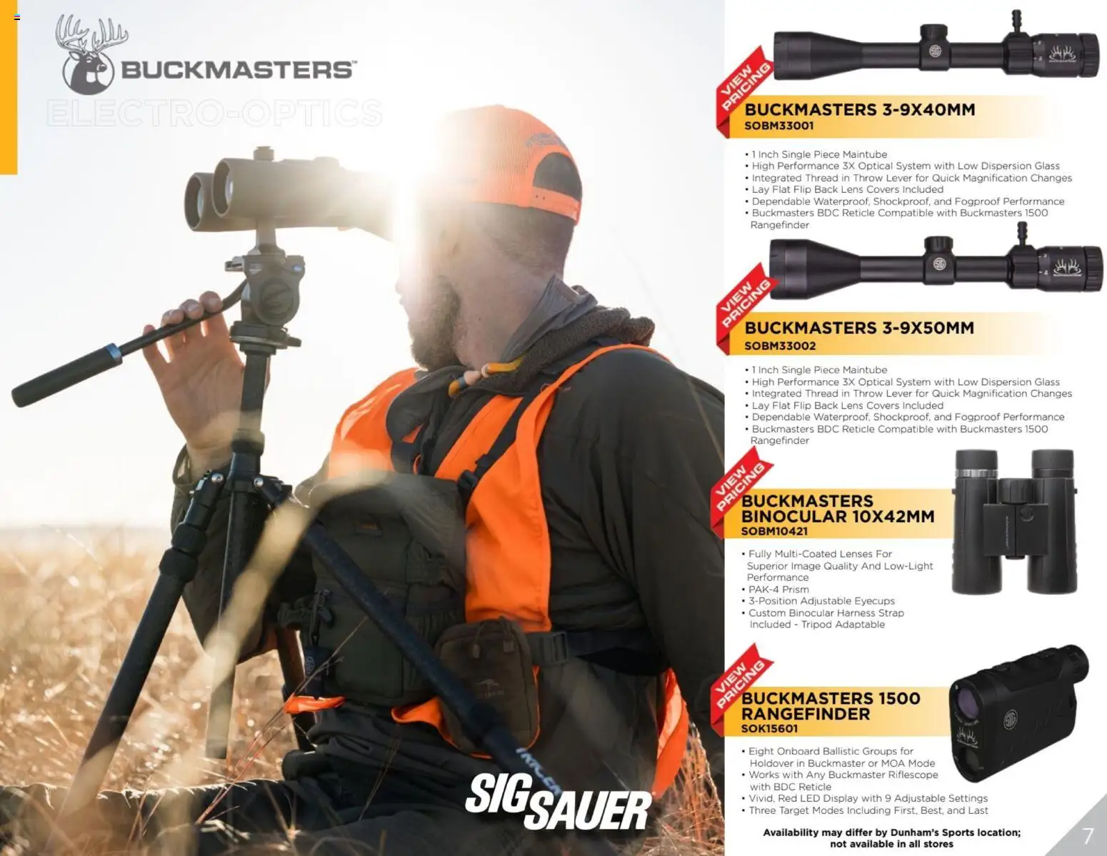 Dunham's Sports SIG SAUER - valid from 10/15/2026 | Page: 7
