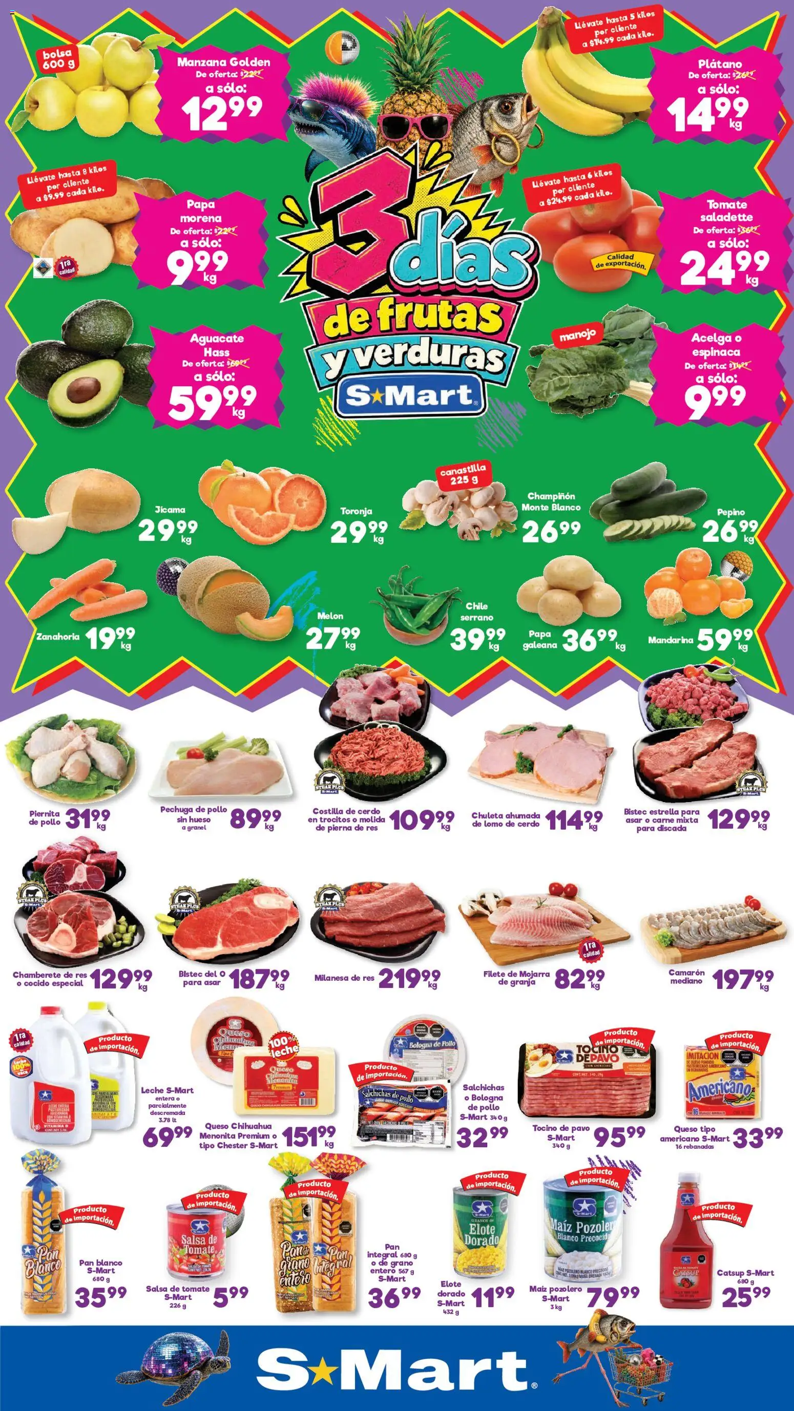 Nuevas ofertas de S-Mart válidas en toda la República Mexicana desde el 27/10/2026. ¡Encuentra las mejores ofertas en S-Mart folleto Nuevo Laredo! | Página: 3