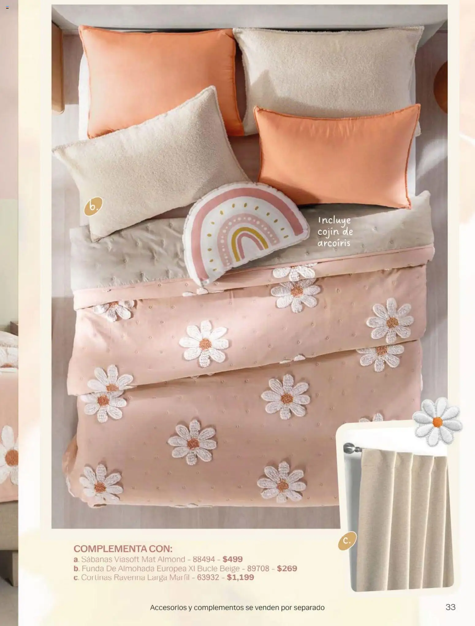 Nuevas ofertas de Vianney válidas en toda la República Mexicana desde el 23.01.2026. ¡Encuentra las mejores ofertas en Vianney catálogo Chavos! | Página: 35 | Productos: Funda, Almohada, Sabanas, Cortinas