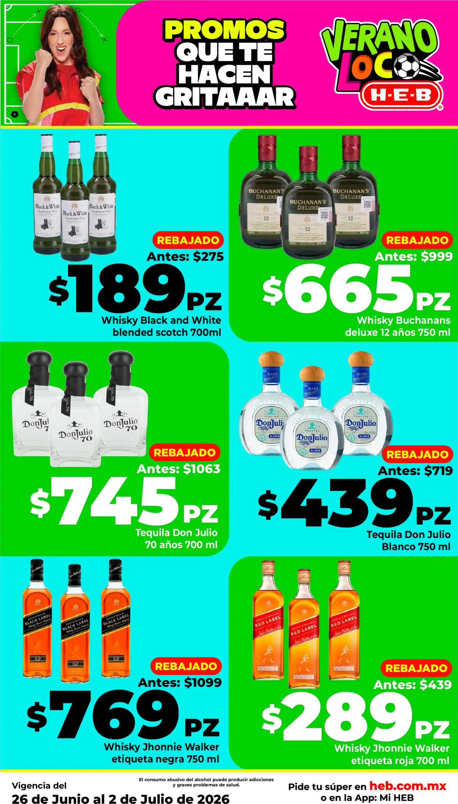 Nuevas ofertas de H-E-B válidas en toda la República Mexicana desde el 26/06/2026. ¡Encuentra las mejores ofertas en H-E-B folleto! | Página: 3