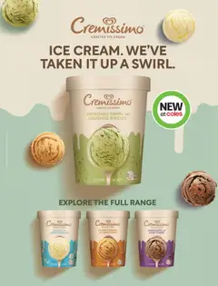 Preview of Coles magazine May 2026 - valid from 01.05.2026 | Page: 18 | Products: Chocolate, Cream, Flakes, Ice cream