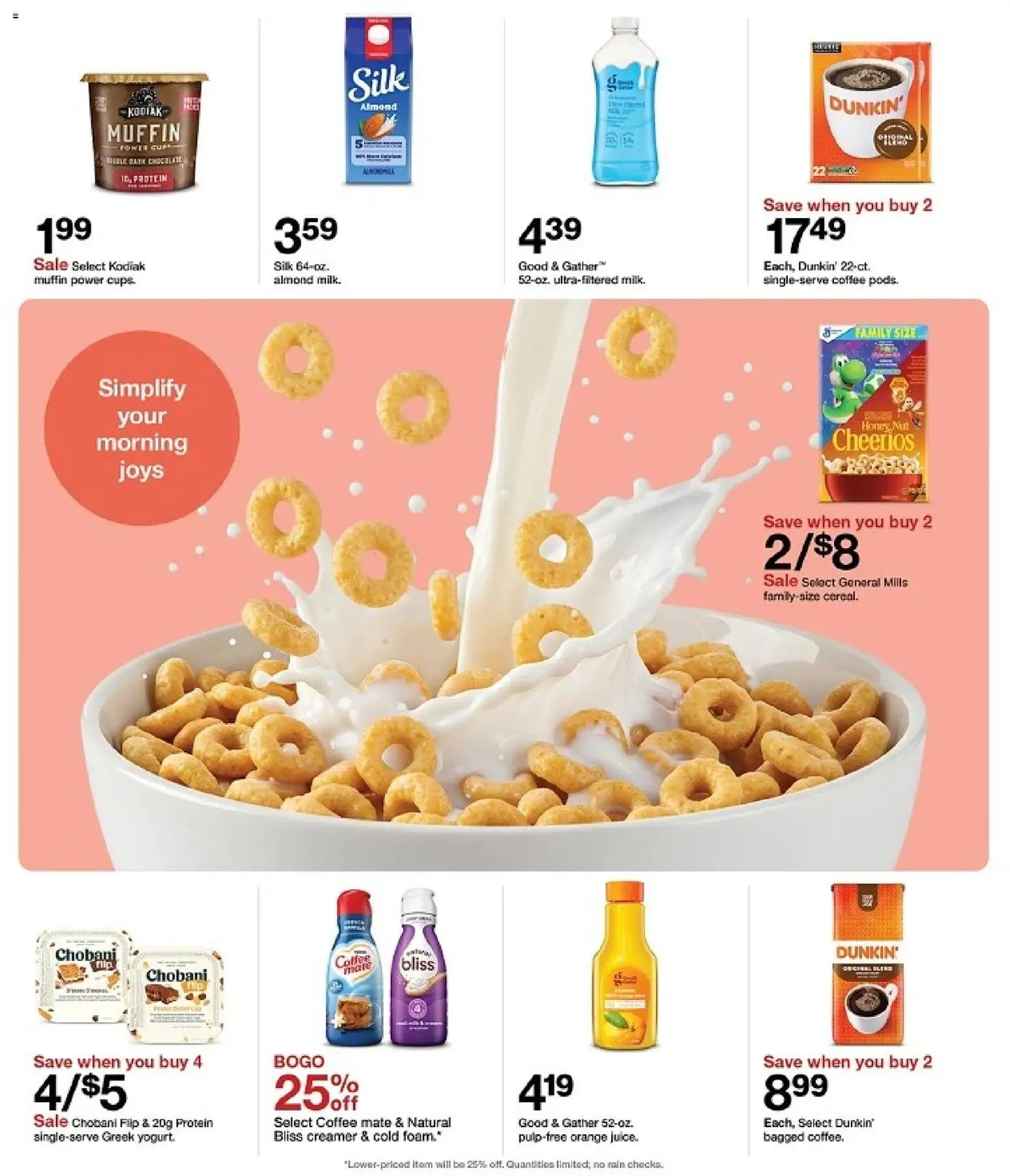 Target Weekly Ad - valid from 07/19/2026 | Page: 24 | Products: Coffee, Juice, Protein, Muffin