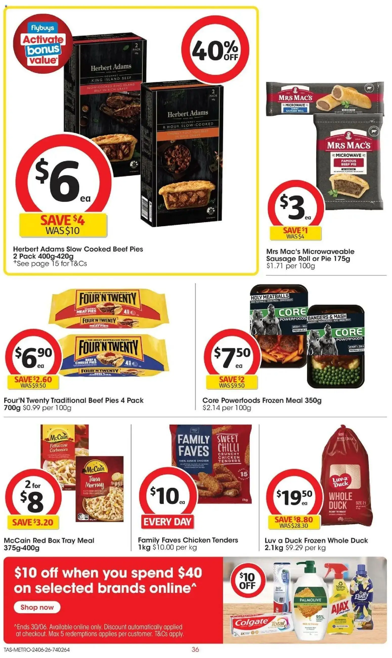Coles catalogue - valid from 24/06/2026 | Page: 36 | Products: Box, Meat, Sausage, Weight