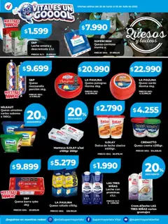 Vista previa Vital - Especial de frescos válido desde el 29/06/2026 | Página: 4 | Productos: Dulce de leche, Leche, Manteca, Crema