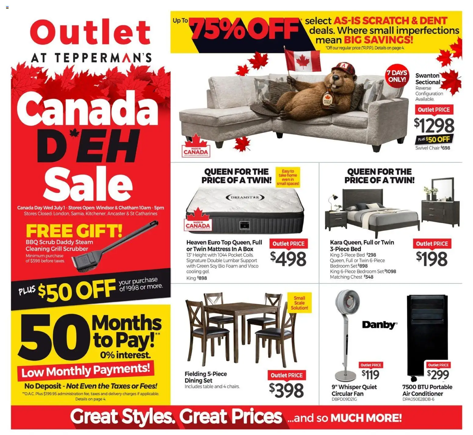 Tepperman's flyer valid from Jun 26, 2026 | Page: 1