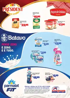 Savegnago ofertas Président, Batavo e Vigor - Pré-Visualização do folheto da loja Savegnago, válido de 27/10/2026
