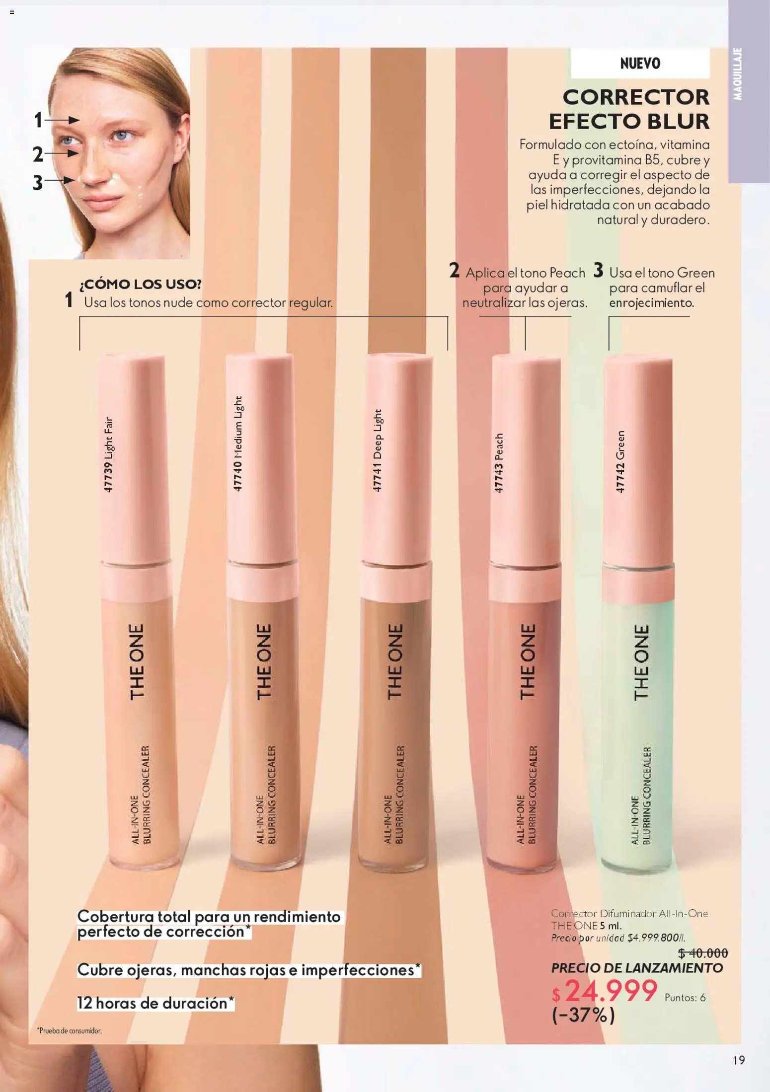 Oriflame revista - valida desde el 28.03.2026 | Página: 19 | Productos: Maquillaje, Corrector