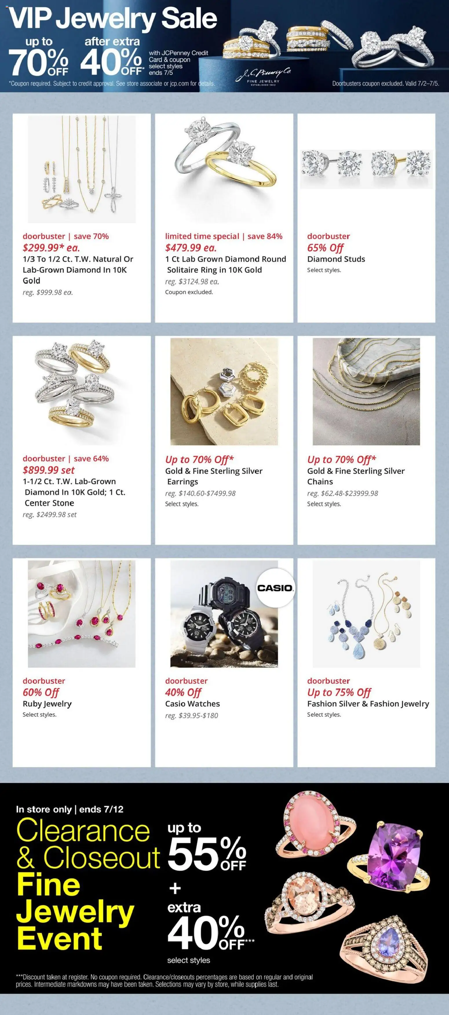 JCPenney Weekly Ad - valid from 07/02/2026 | Page: 8 | Products: Watches, Ring