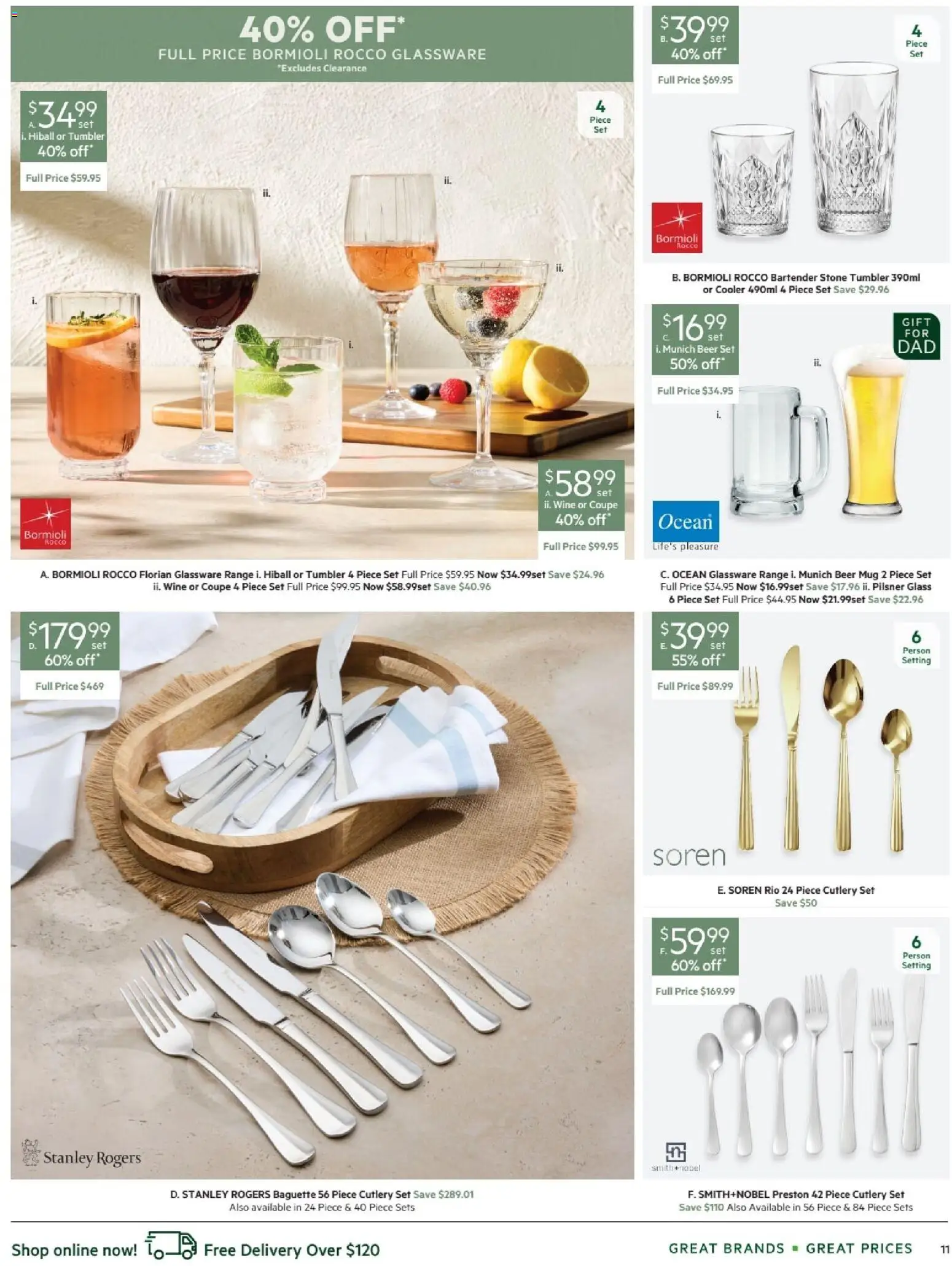 Harris Scarfe catalogue - valid from 20/08/2026 | Page: 11 | Products: Cutlery, Wine, Beer, Baguette