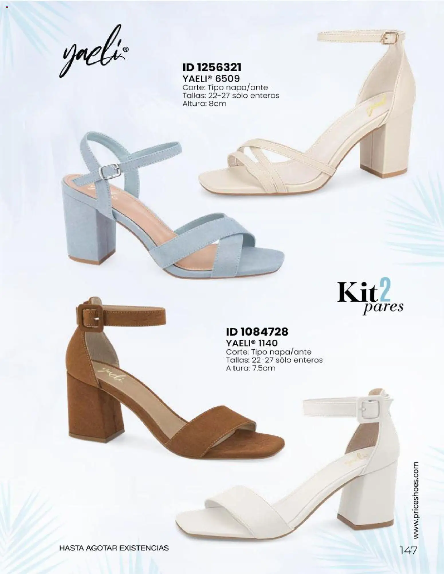 Nuevas ofertas de Price Shoes válidas en toda la República Mexicana desde el 23/06/2026. ¡Encuentra las mejores ofertas en Price Shoes catálogo Sandalias 2026! | Página: 147
