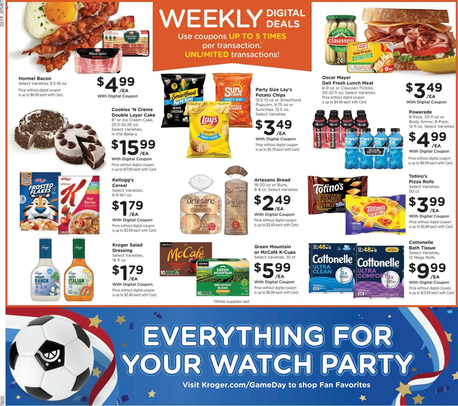 Kroger Weekly Ad - valid from 10.06.2026 | Page: 2 | Products: Bakery, Cookies, Salad, Dill