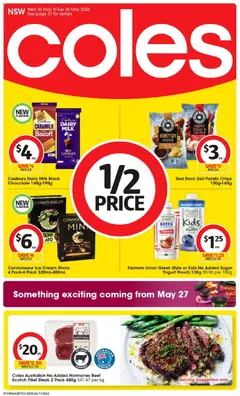 Preview of Coles catalogue  - valid from 19.05.2026