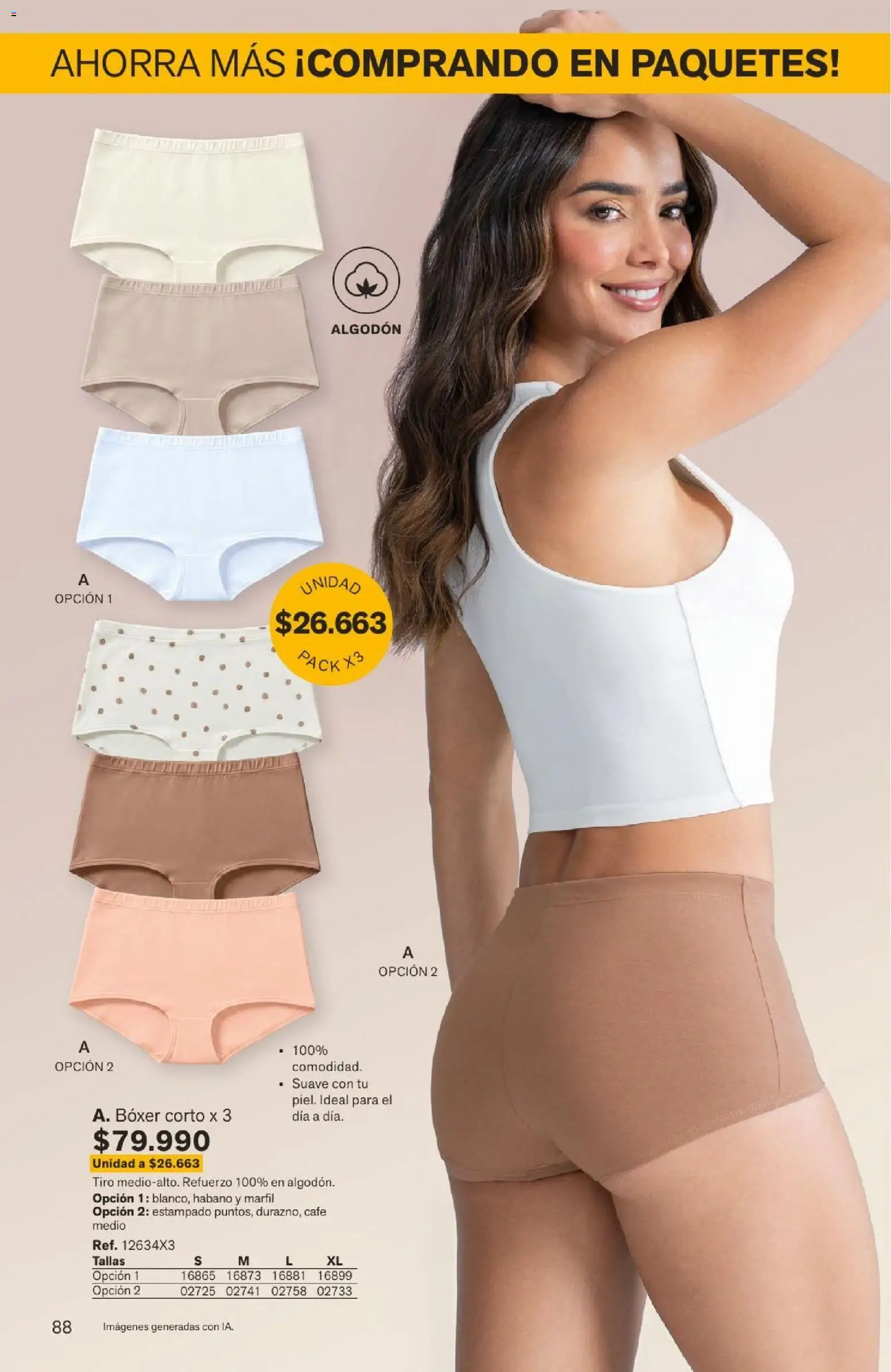 Leonisa revista - valida desde el 04/08/2026 | Página: 88 | Productos: Algodón, Café