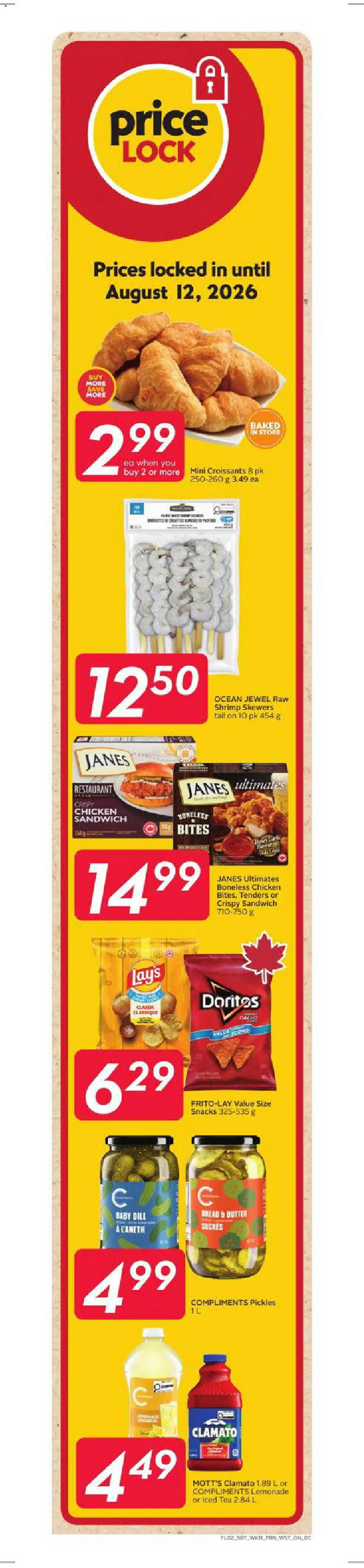 Safeway flyer valid from Jul 9, 2026 | Page: 3 | Products: Tea, Butter, Bread, Chicken