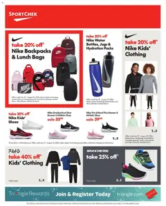 Preview of Sport Chek weekly flyer / circulaire from shop Sport Chek valid from Jul 23, 2026 | Page: 2