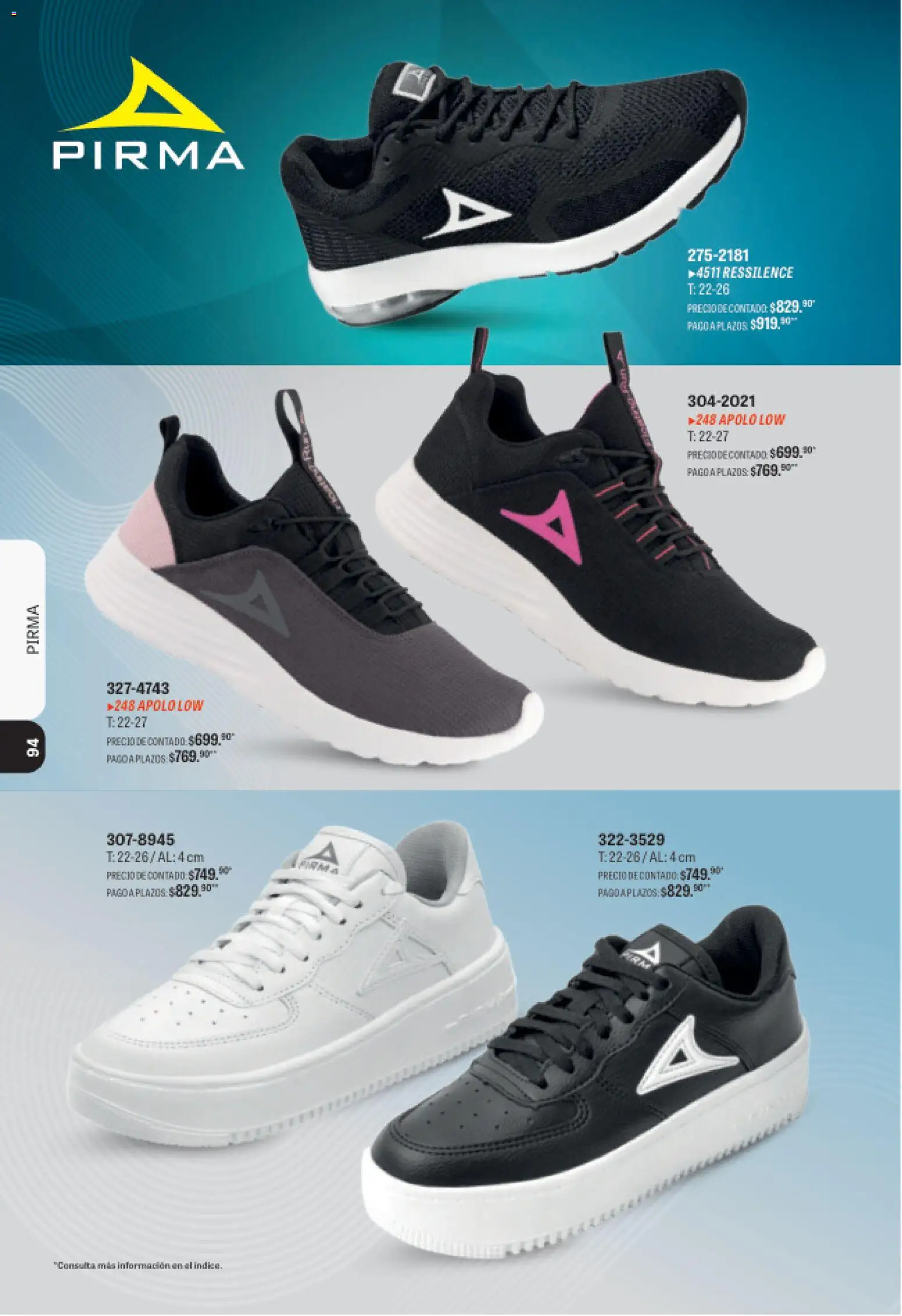 Nuevas ofertas de Andrea válidas en toda la República Mexicana desde el 09/08/2026. ¡Encuentra las mejores ofertas en Andrea catálogo Deportivo Completo! | Página: 94