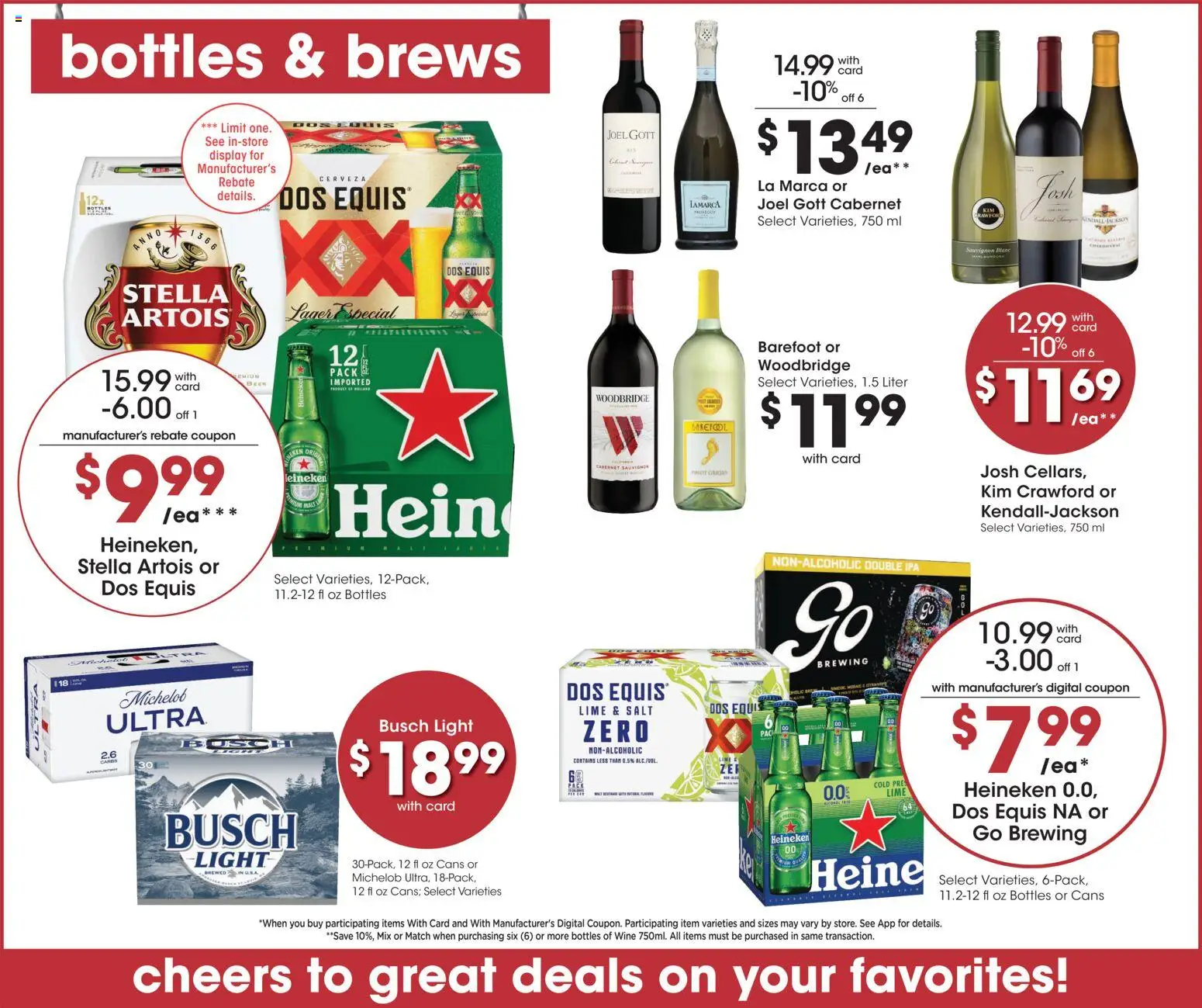 King Soopers Weekly Ad - valid from 09/16/2026 | Page: 13 | Products: Wine, Heineken, Salt, Lime