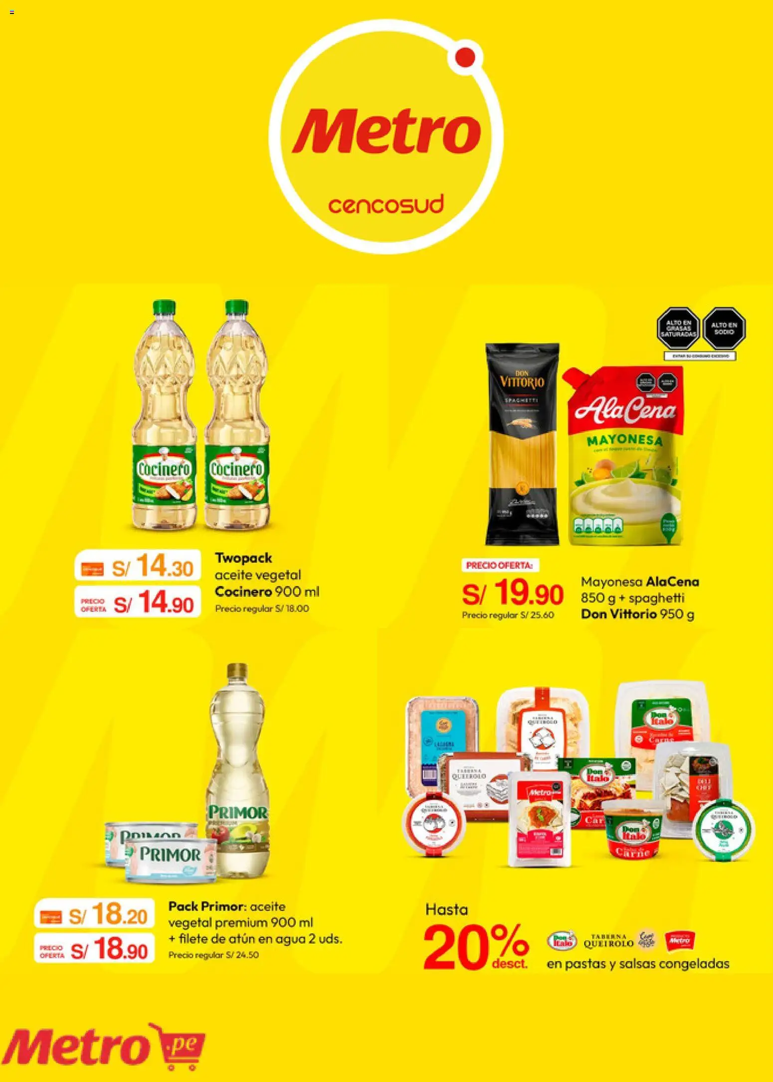 Catálogo Metro válido desde 29/06/2026 | Página: 2 | Productos: Aceite