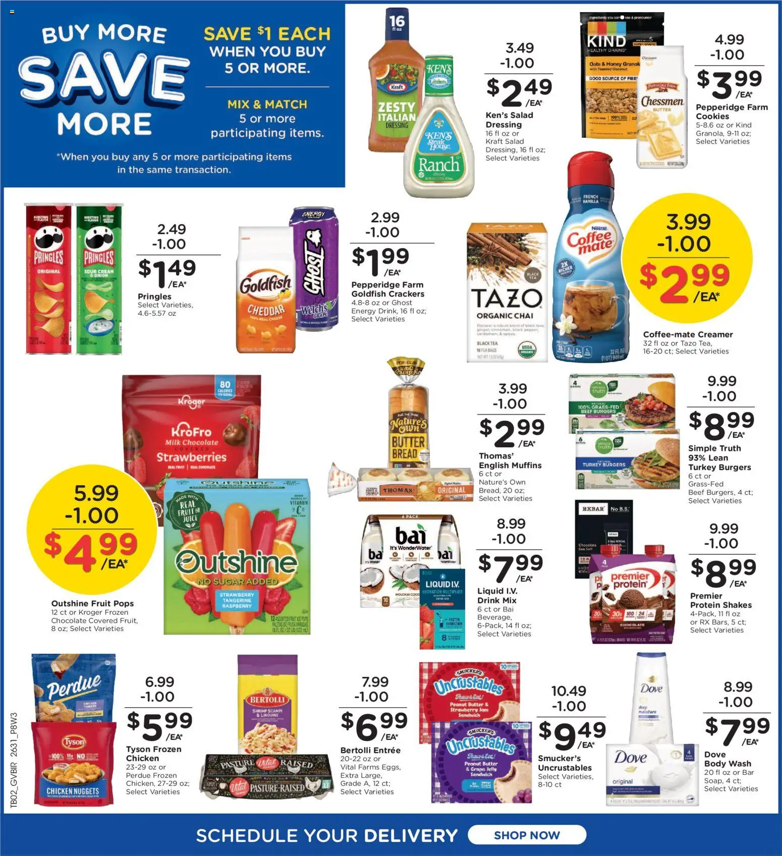 Kroger Ad - valid from 09/02/2026 | Page: 3 | Products: Butter, Bread, Salad, Fruit