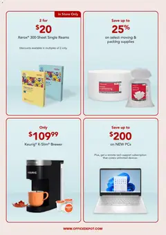 Preview of Office Depot weekly ads valid from 09/15/2026 | Page: 5 | Products: Peanuts