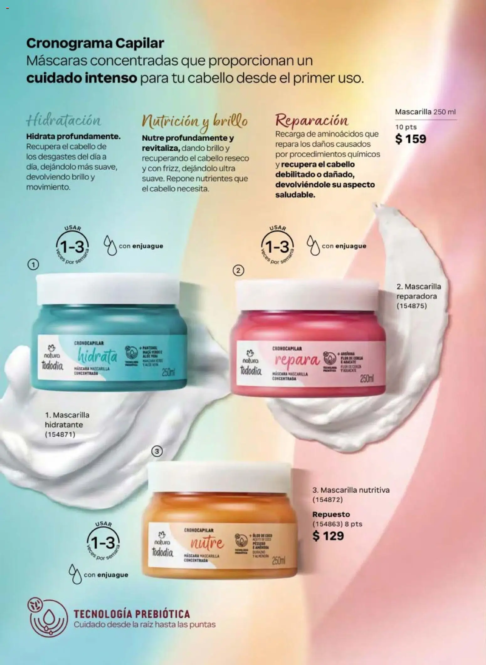 Nuevas ofertas de Natura válidas en toda la República Mexicana desde el 08.05.2026. ¡Encuentra las mejores ofertas en Natura campaña 8 2026! | Página: 130 | Productos: Máscara, Brillo, Mascarilla