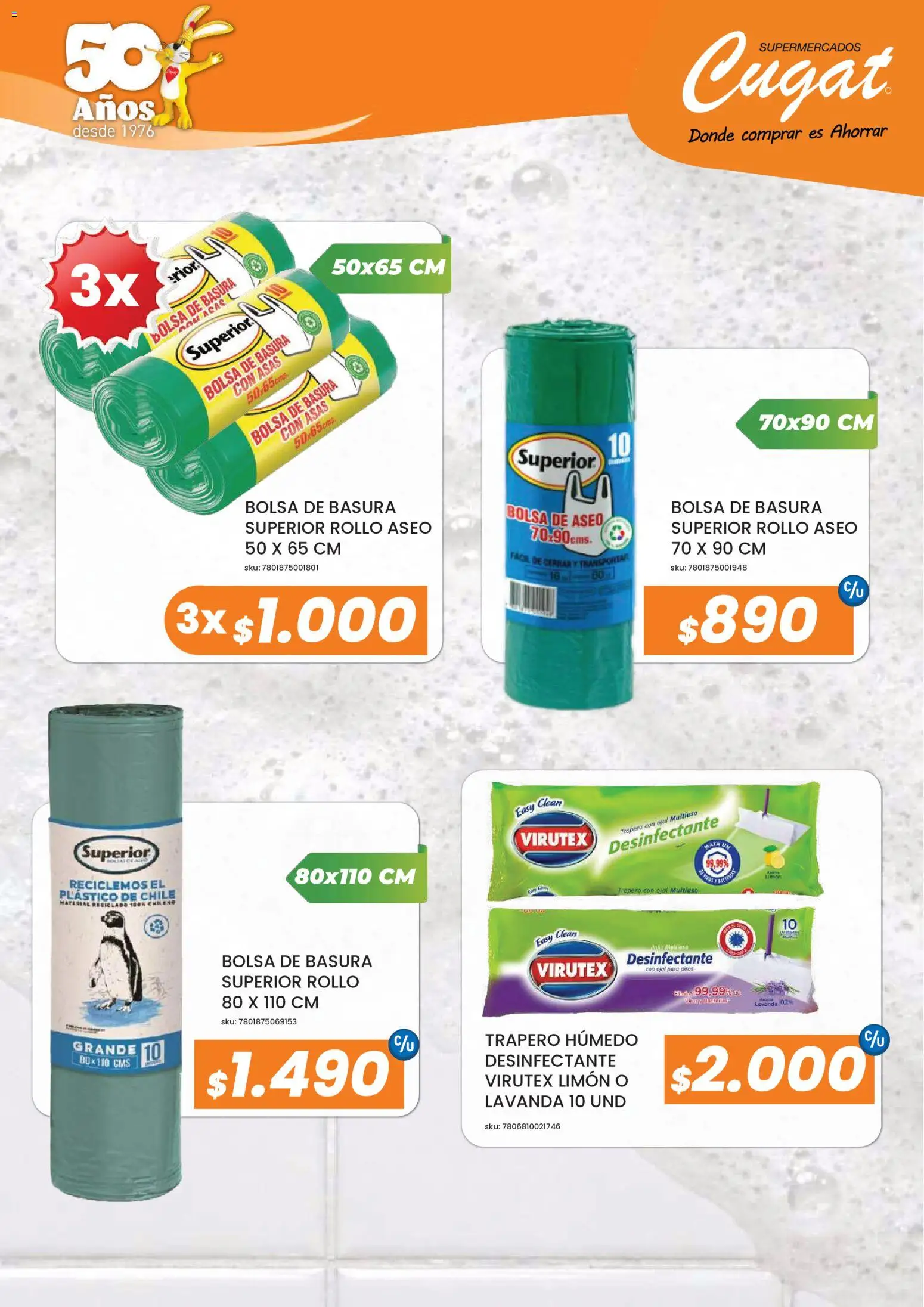 Cugat Ofertas  │ válido desde el 15.05.2026 | Página: 51 | Productos: Bolsa, Limón, Trapero, Desinfectante