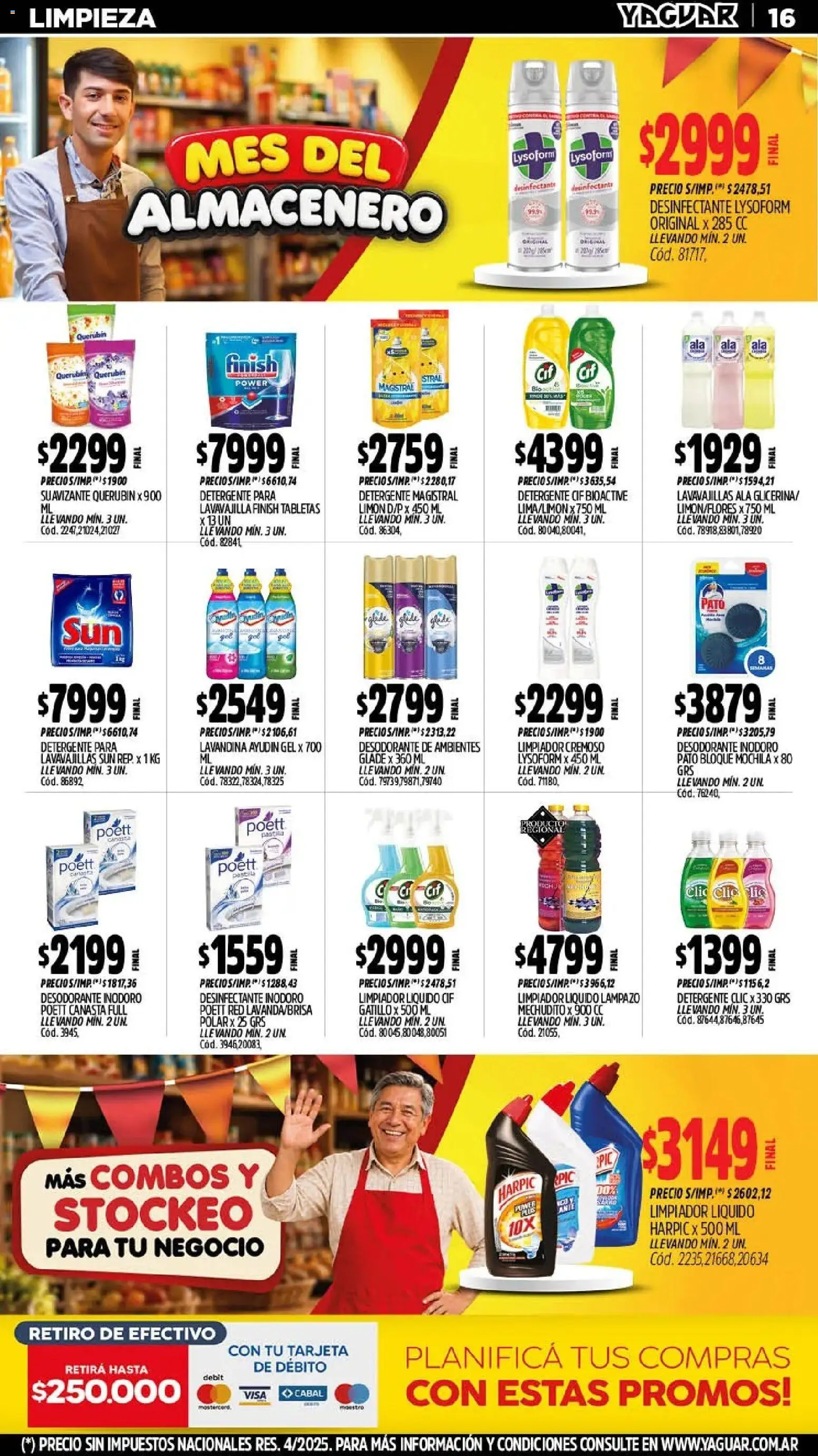 Yaguar - Oferta Semanal San Juan │ válido desde el 21/09/2026 | Página: 16 | Productos: Pato, Detergente, Limón, Limpiador