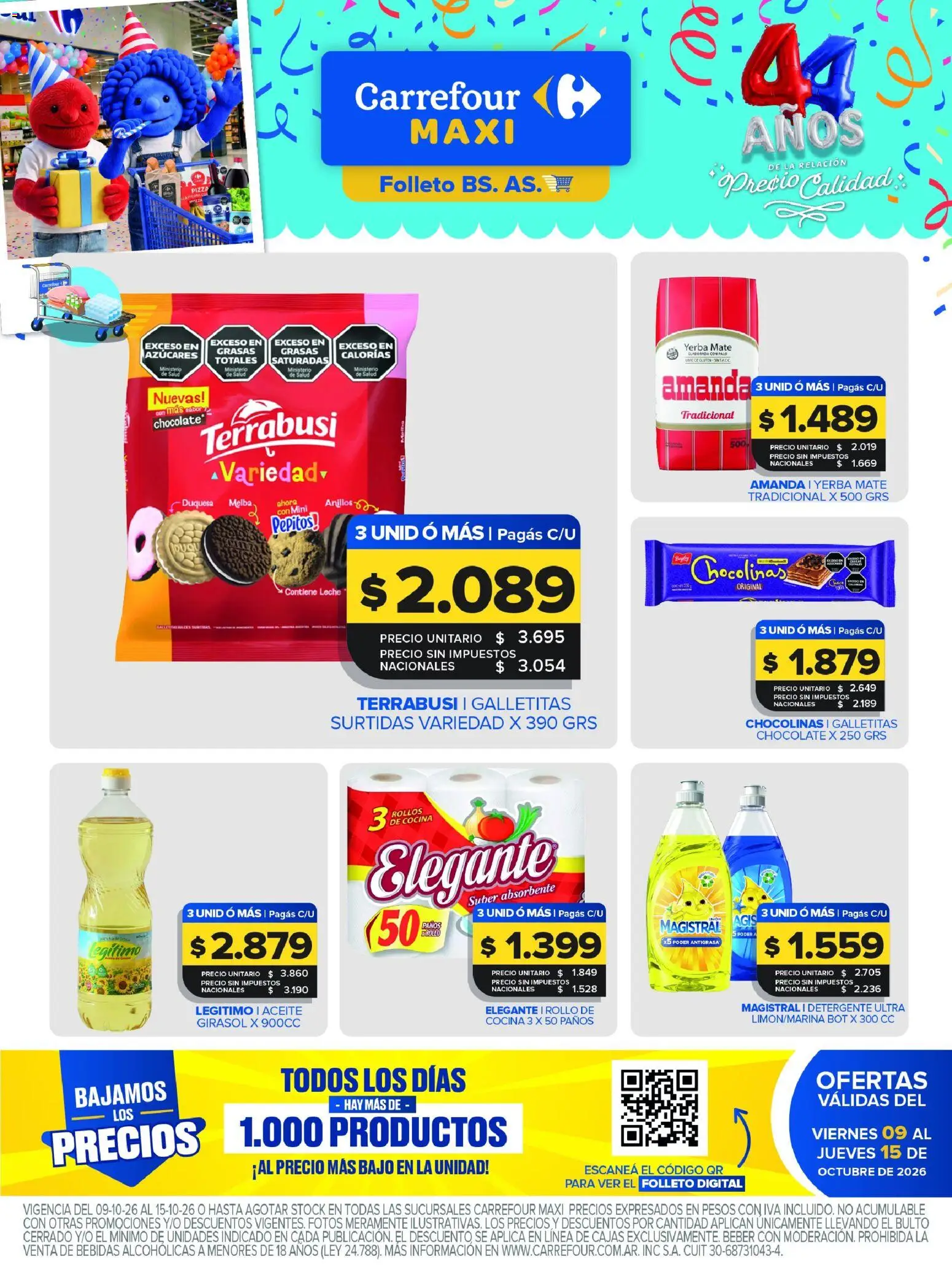 Carrefour Maxi catálogo │ válido desde el 09/10/2026 | Página: 1